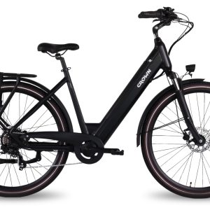 Porto E-Bike 28 inch 53cm 375Wh 7 spd. Achterwielaandriving Mat Zwart *Accu 800074*