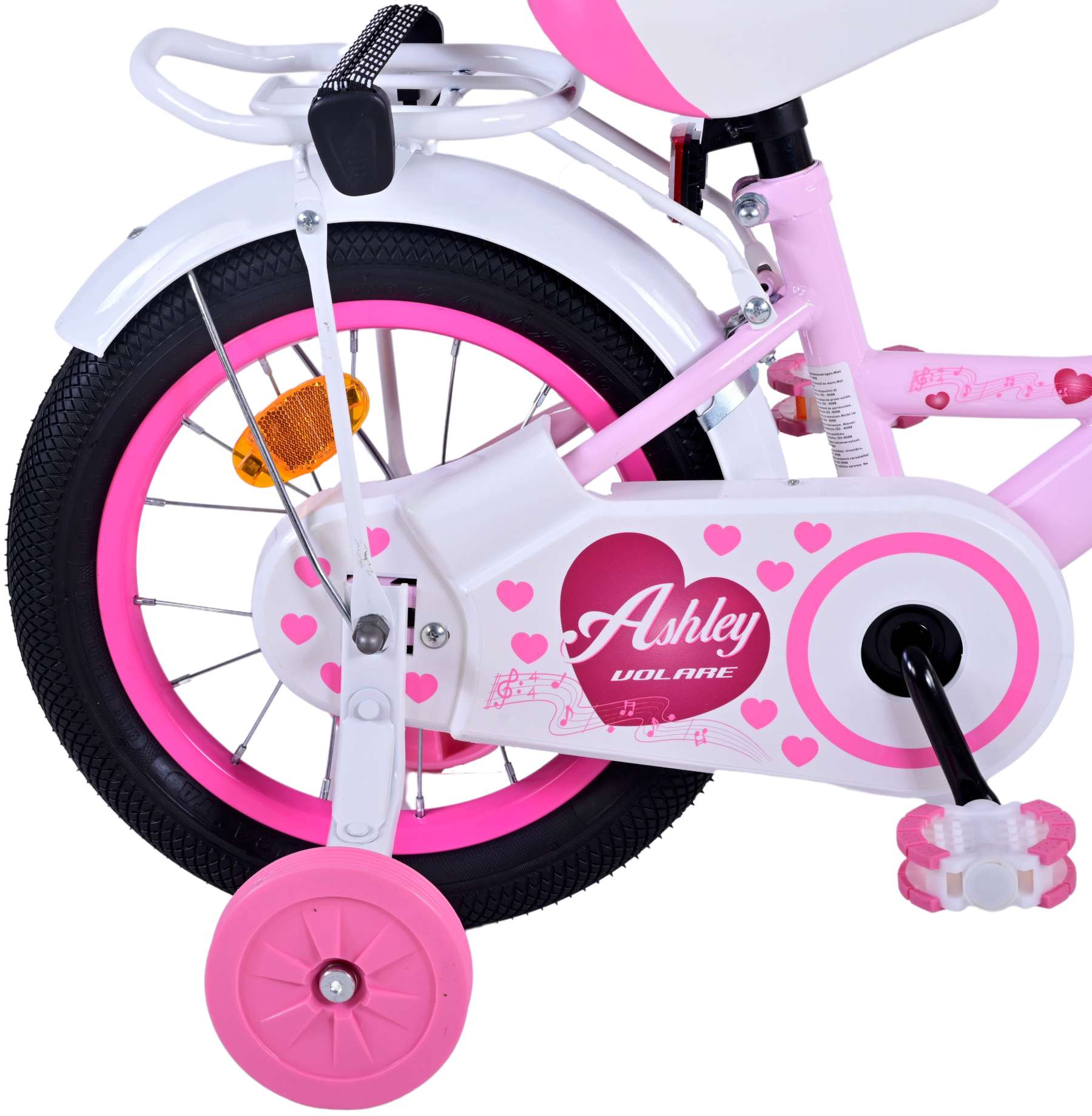 Volare Ashley Kinderfiets – Meisjes – 14 inch – Roze Volare Ashley Kinderfiets – Meisjes – 14 inch – Roze