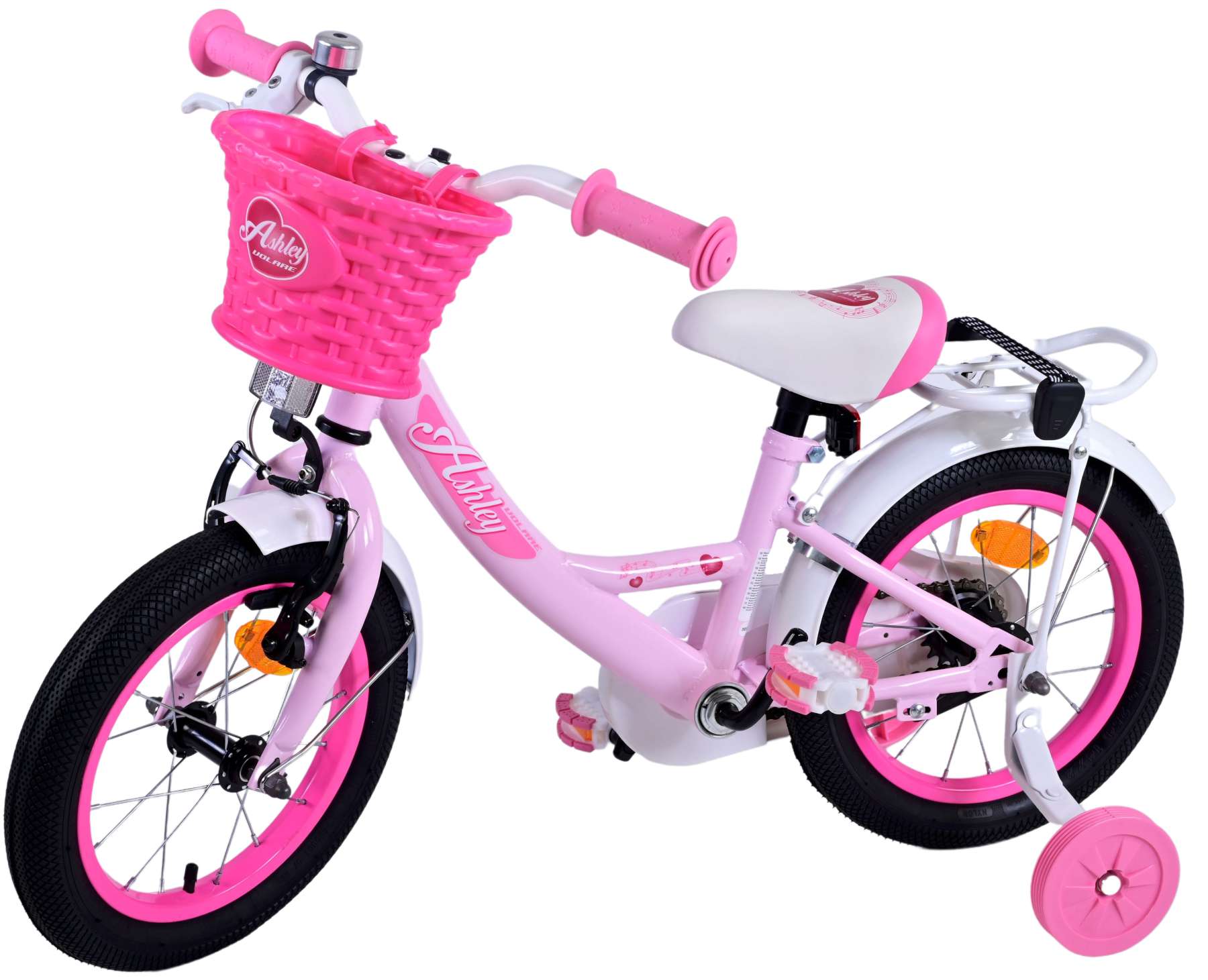 Volare Ashley Kinderfiets – Meisjes – 14 inch – Roze Volare Ashley Kinderfiets – Meisjes – 14 inch – Roze