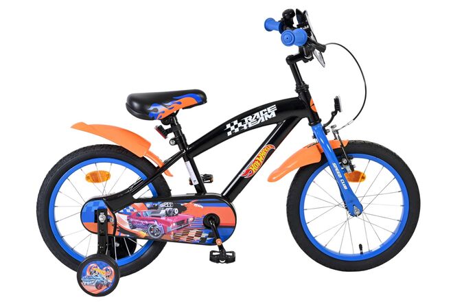 Hot Wheels Kinderfiets – Jongens – 16 inch – Zwart Oranje Blauw Hot Wheels Kinderfiets – Jongens – 16 inch – Zwart Oranje Blauw