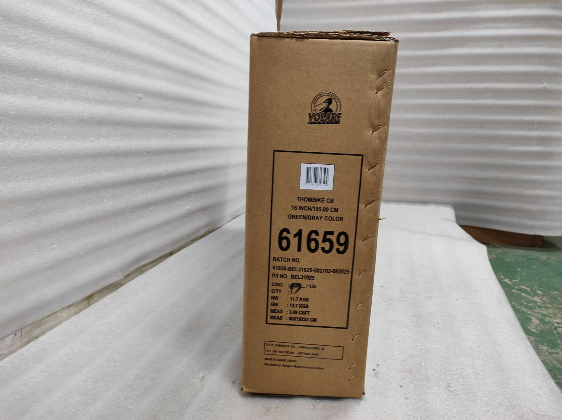 Volare Thombike Kinderfiets – Jongens – 16 inch – Groen Grijs Volare Thombike Kinderfiets – Jongens – 16 inch – Groen Grijs