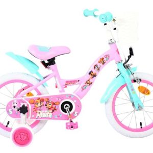 Paw Patrol Kinderfiets – Meisjes – 14 inch – Roze – Twee handremmen Paw Patrol Kinderfiets – Meisjes – 14 inch – Roze – Twee handremmen