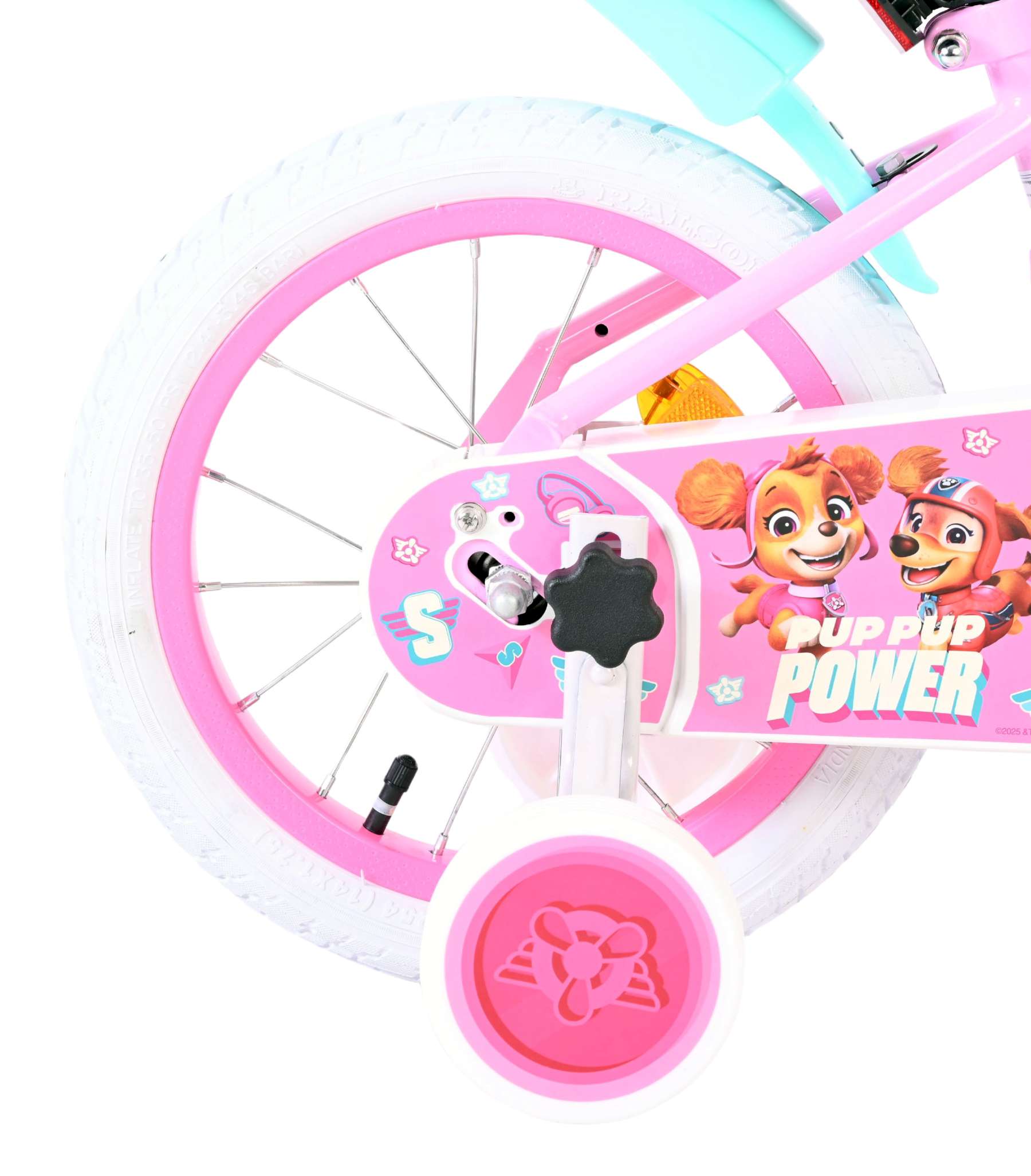 Paw Patrol Kinderfiets – Meisjes – 14 inch – Roze – Twee handremmen Paw Patrol Kinderfiets – Meisjes – 14 inch – Roze – Twee handremmen