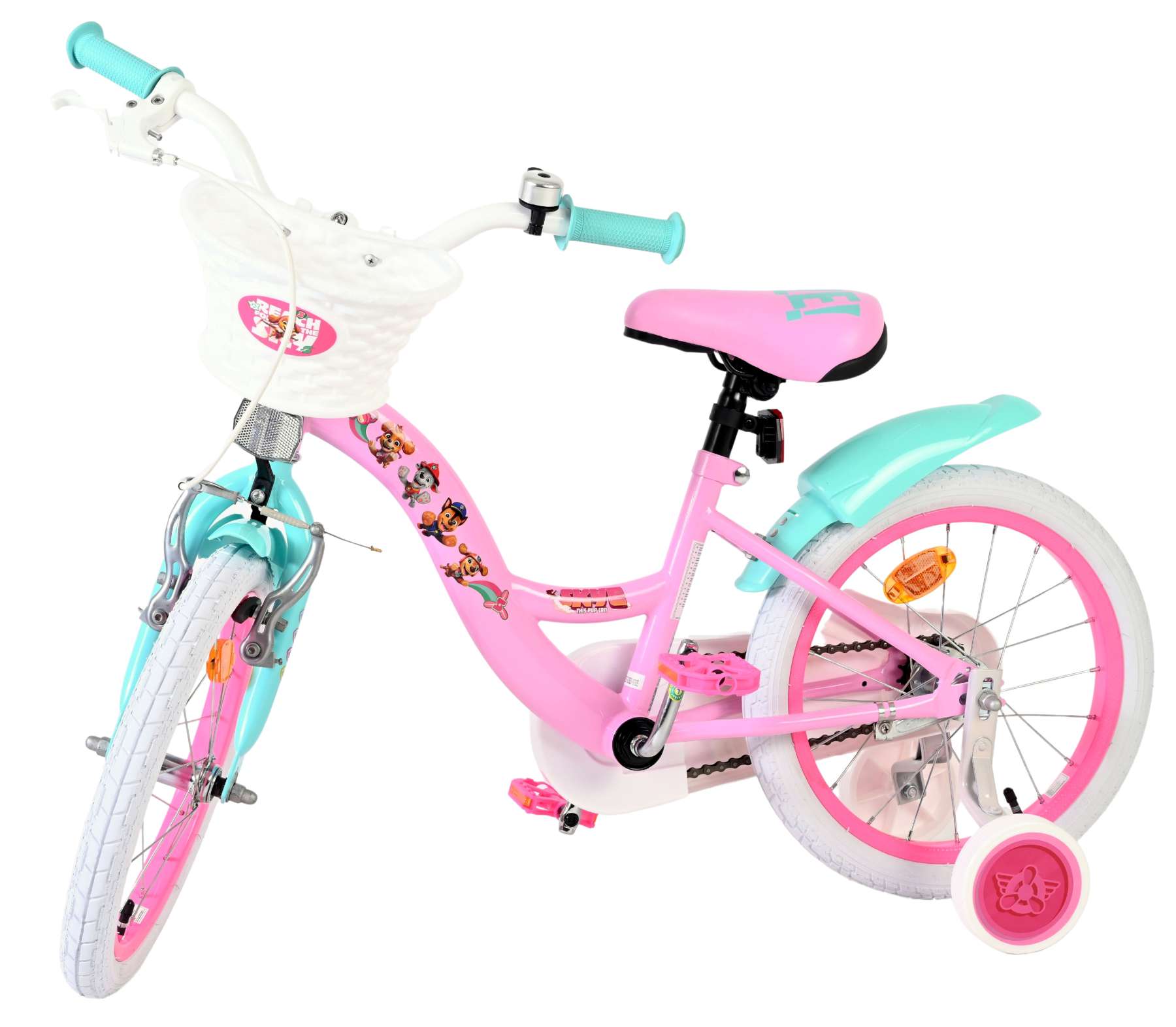 Paw Patrol Kinderfiets – Meisjes – 16 inch – Roze Paw Patrol Kinderfiets – Meisjes – 16 inch – Roze