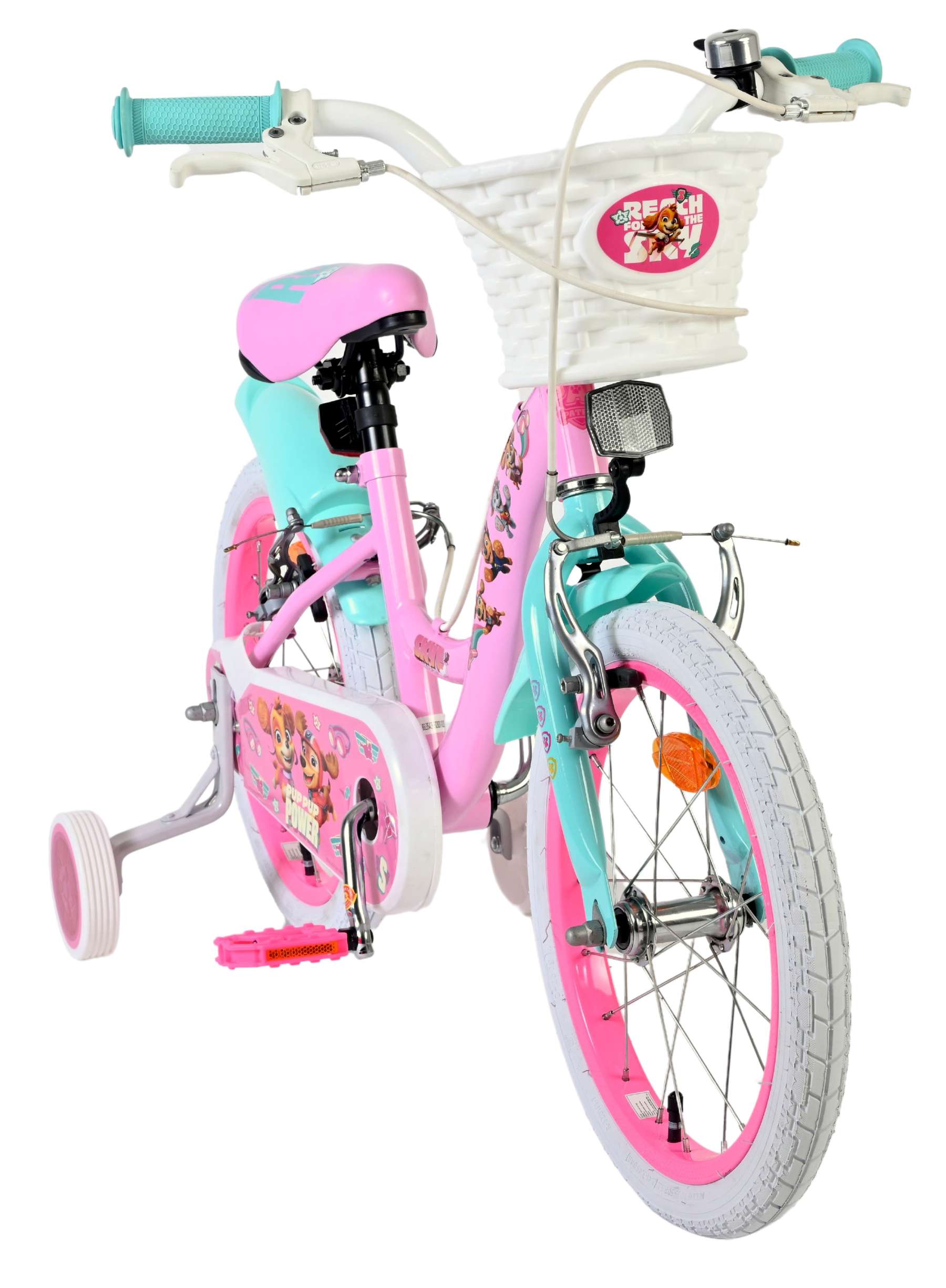 Paw Patrol Kinderfiets – Meisjes – 16 inch – Roze – Twee handremmen Paw Patrol Kinderfiets – Meisjes – 16 inch – Roze – Twee handremmen