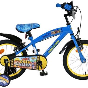 Rubble & Crew Kinderfiets – Jongens – 16 inch – Blauw – Twee handremmen