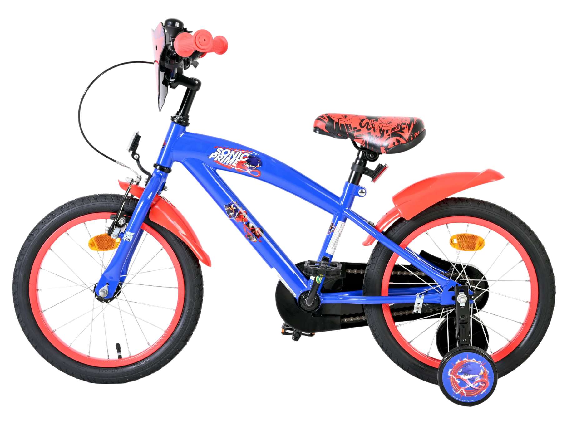 Sonic Kinderfiets – Jongens – 16 inch – Blauw Sonic Kinderfiets – Jongens – 16 inch – Blauw