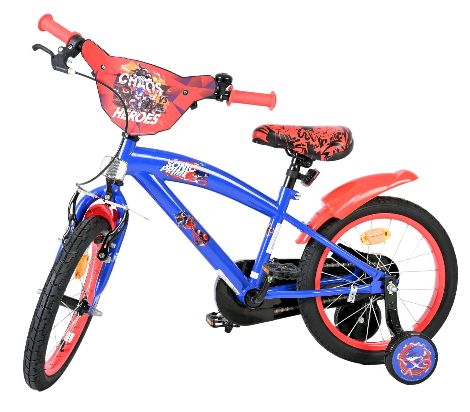 Sonic Kinderfiets – Jongens – 16 inch – Blauw Sonic Kinderfiets – Jongens – 16 inch – Blauw