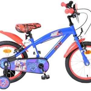 Sonic Kinderfiets – Jongens – 16 inch – Blauw – Twee handremmen