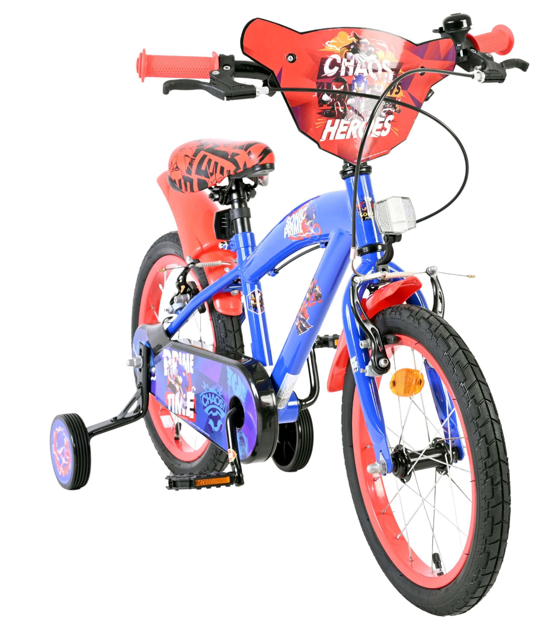 Sonic Kinderfiets – Jongens – 16 inch – Blauw – Twee handremmen Sonic Kinderfiets – Jongens – 16 inch – Blauw – Twee handremmen