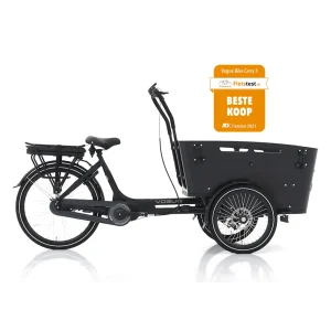 Vogue Carry 3 Elektrische Bakfiets Ananda M81 Zwart/Zwart