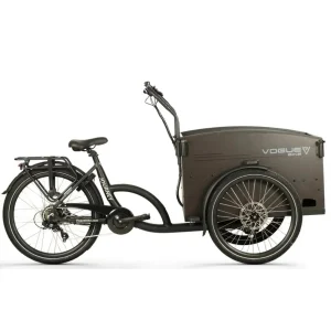 Vogue Journey S Elektrische Bakfiets Mat Zwart – Zwart