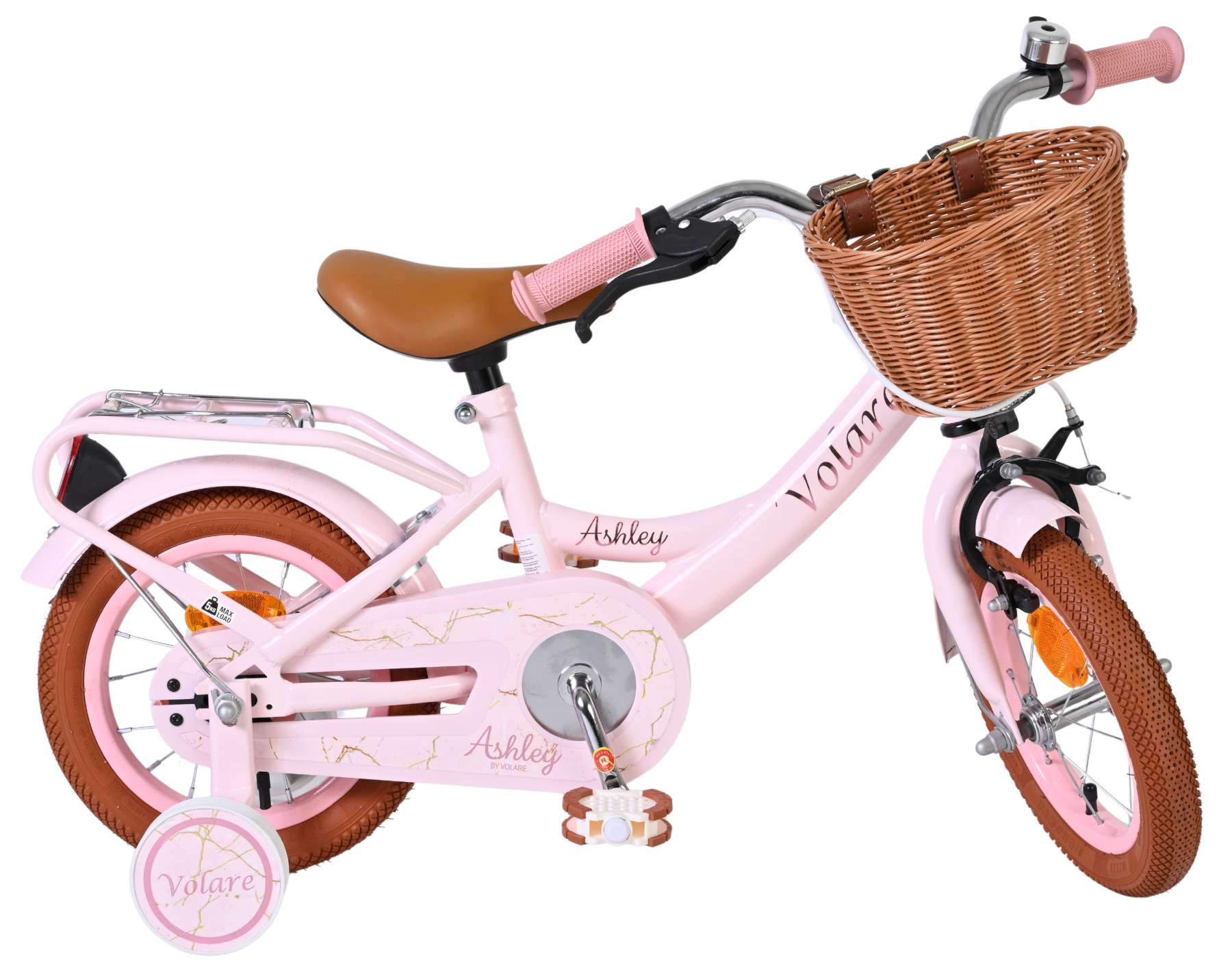 Volare Ashley Kinderfiets – Meisjes – 12 inch – Roze Volare Ashley Kinderfiets – Meisjes – 12 inch – Roze