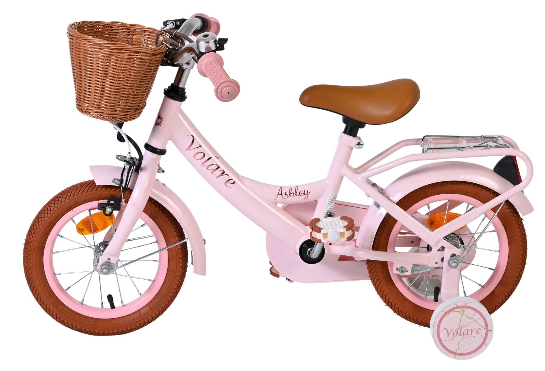 Volare Ashley Kinderfiets – Meisjes – 12 inch – Roze Volare Ashley Kinderfiets – Meisjes – 12 inch – Roze