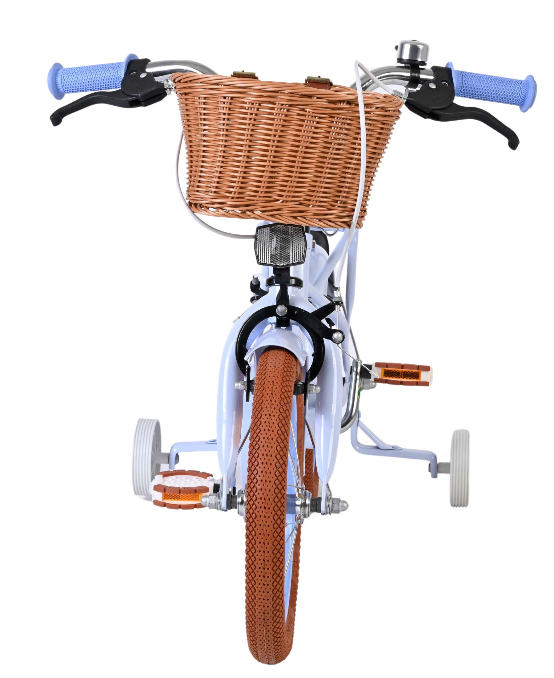 Volare Ashley Kinderfiets – Meisjes – 14 inch – Pastel Blauw – Twee Handremmen