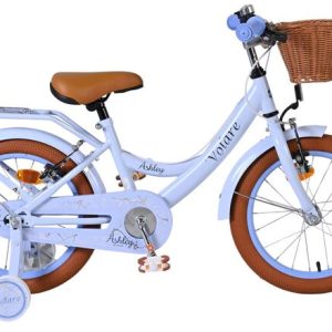 Volare Ashley Kinderfiets – Meisjes – 16 inch – Pastel Blauw- Twee Handremmen