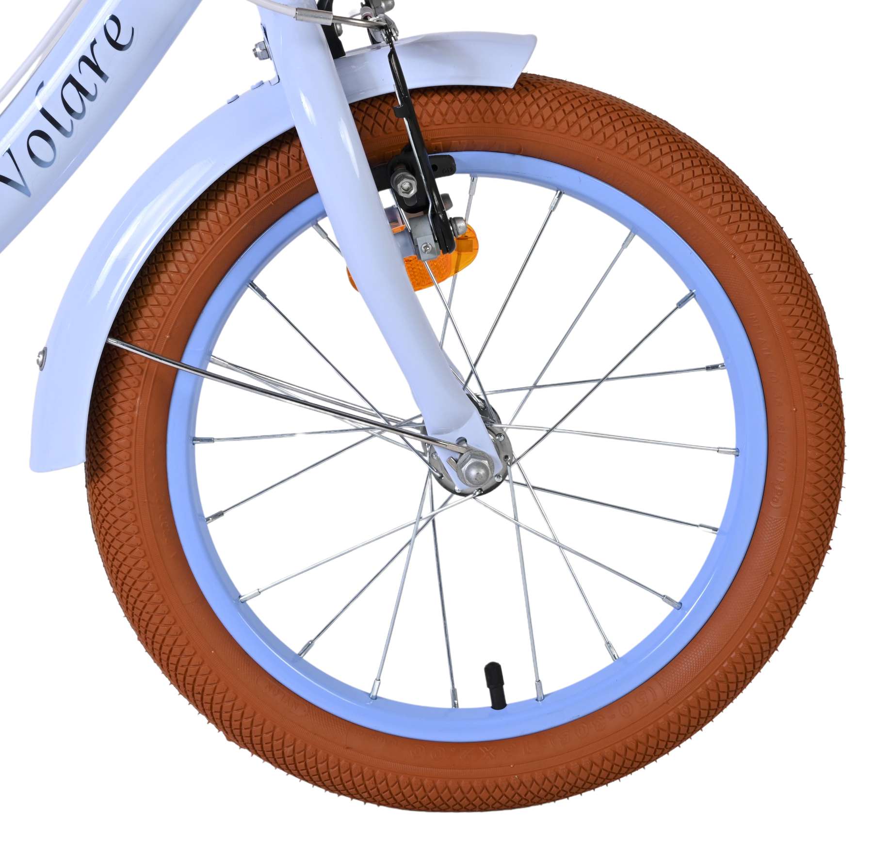 Volare Ashley Kinderfiets – Meisjes – 16 inch – Pastel Blauw- Twee Handremmen