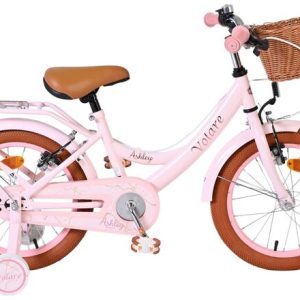 Volare Ashley Kinderfiets – Meisjes – 16 inch – Roze – Twee Handremmen