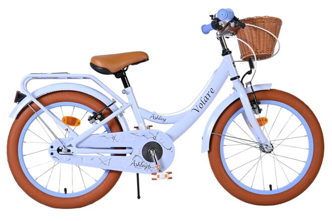 Volare Ashley Kinderfiets – Meisjes – 18 inch – Pastel Blauw – Twee handremmen