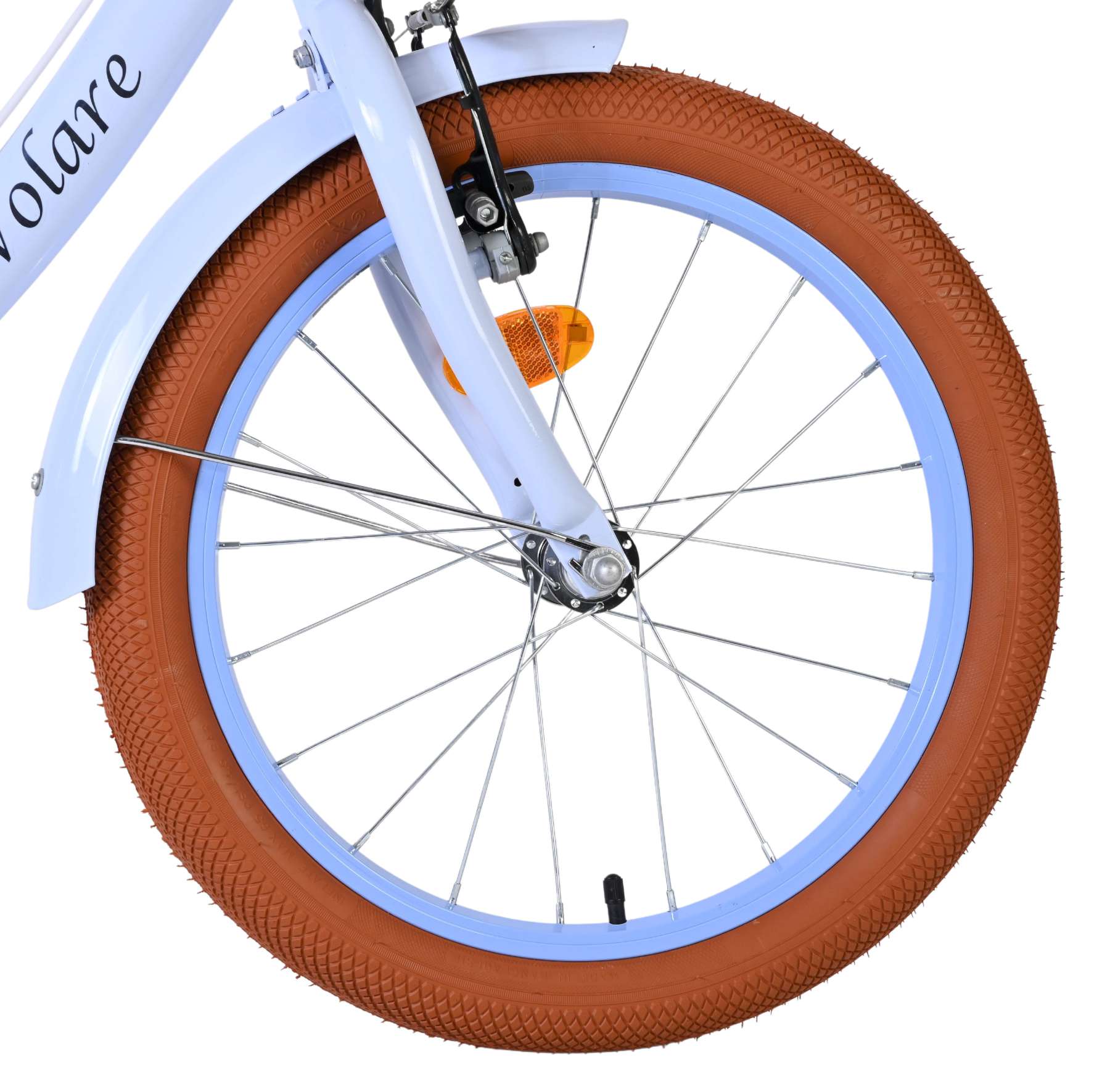 Volare Ashley Kinderfiets – Meisjes – 18 inch – Pastel Blauw – Twee handremmen