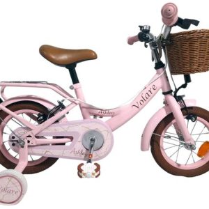 Volare Ashley Kinderfiets – Meisjes – 14 inch – Roze – Twee Handremmen