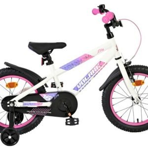 Volare Lily Kinderfiets – Meisjes – 16 inch – Wit Roze Paars