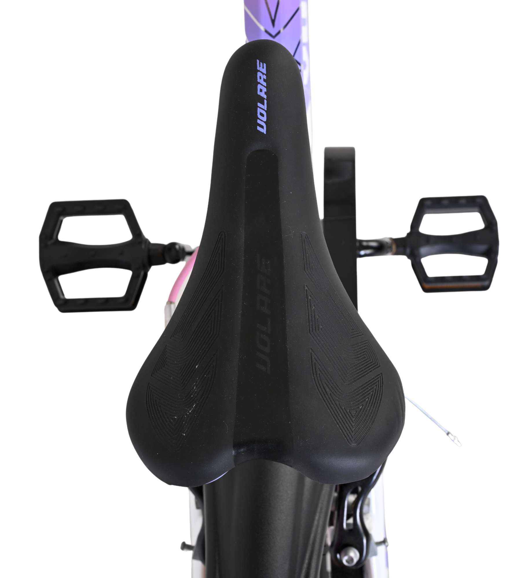 Volare Lily Kinderfiets – Meisjes – 16 inch – Wit Roze Paars – Twee Handremmen