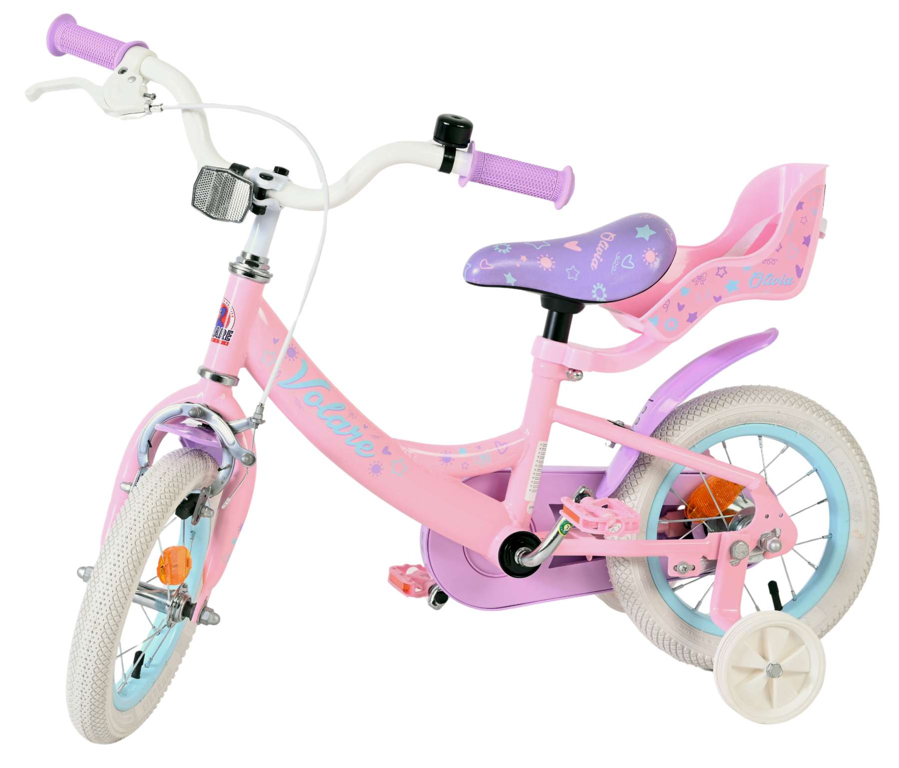 Volare Olivia Kinderfiets – Meisjes – 12 inch – Roze Volare Olivia Kinderfiets – Meisjes – 12 inch – Roze