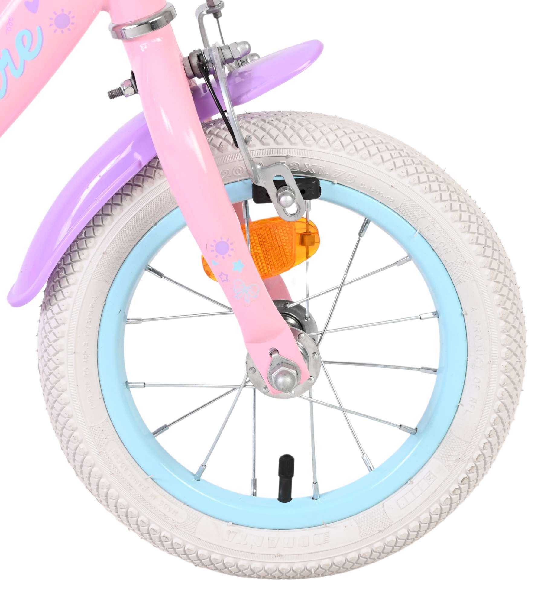 Volare Olivia Kinderfiets – Meisjes – 12 inch – Roze – Twee handremmen Volare Olivia Kinderfiets – Meisjes – 12 inch – Roze – Twee handremmen