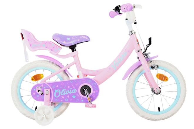 Volare Olivia Kinderfiets – Meisjes – 14 inch – Roze Volare Olivia Kinderfiets – Meisjes – 14 inch – Roze