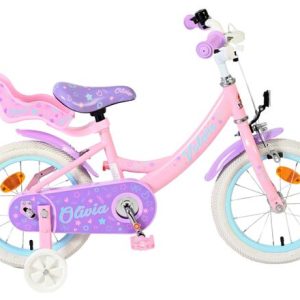 Volare Olivia Kinderfiets – Meisjes – 14 inch – Roze
