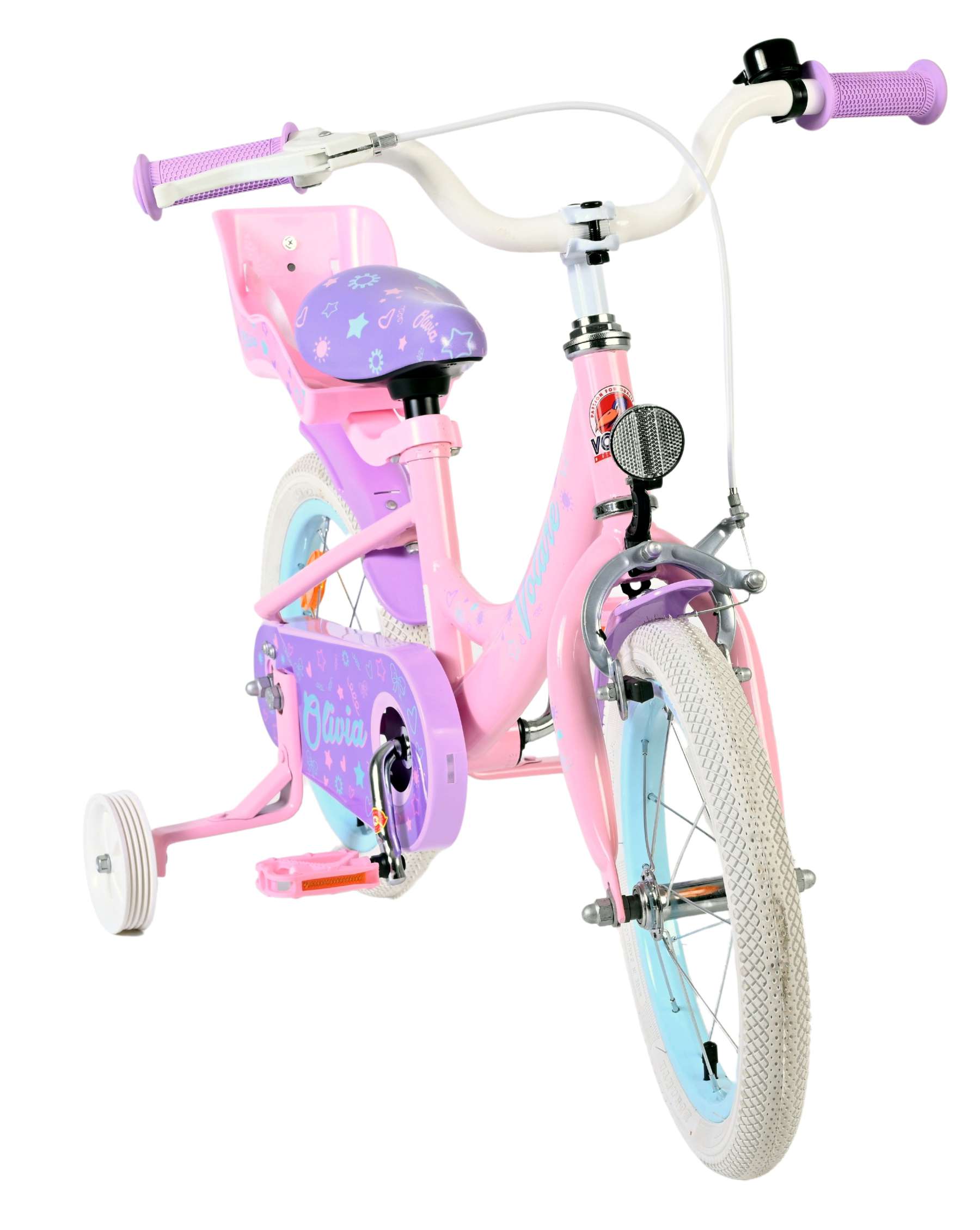 Volare Olivia Kinderfiets – Meisjes – 14 inch – Roze Volare Olivia Kinderfiets – Meisjes – 14 inch – Roze