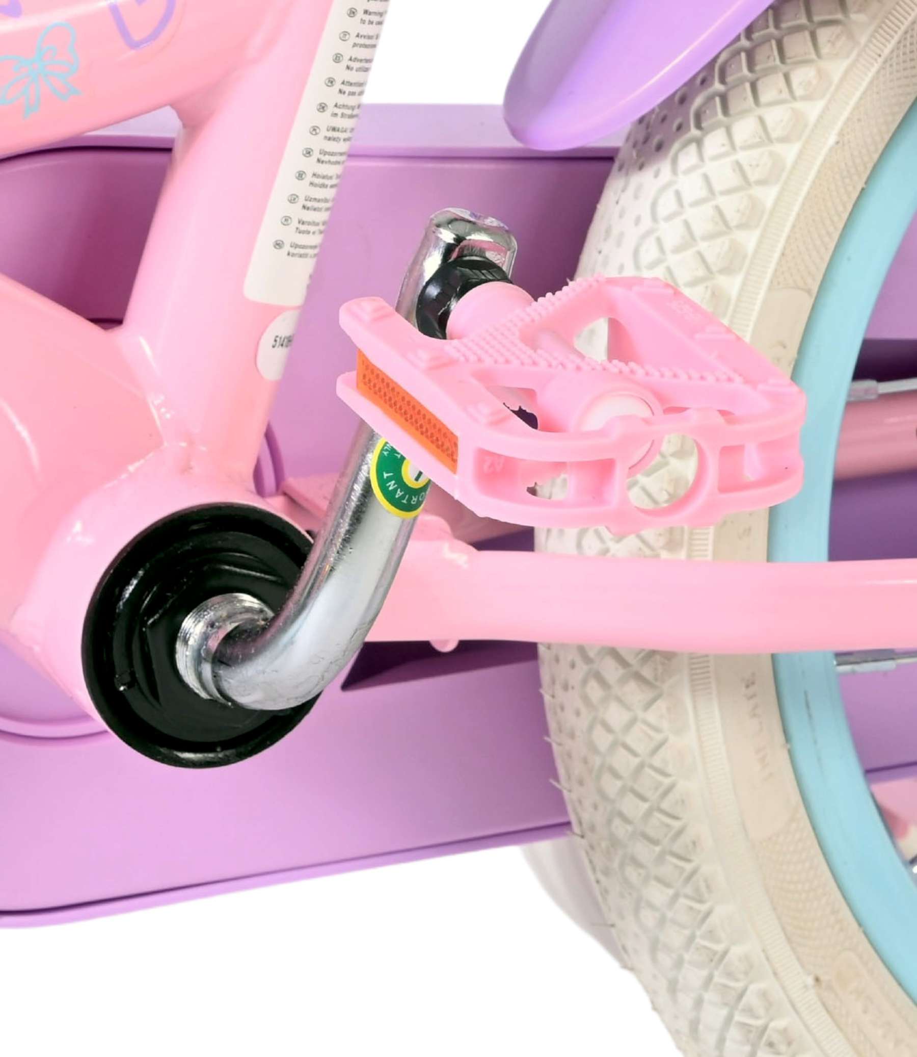 Volare Olivia Kinderfiets – Meisjes – 14 inch – Roze – Twee Handremmen Volare Olivia Kinderfiets – Meisjes – 14 inch – Roze – Twee Handremmen