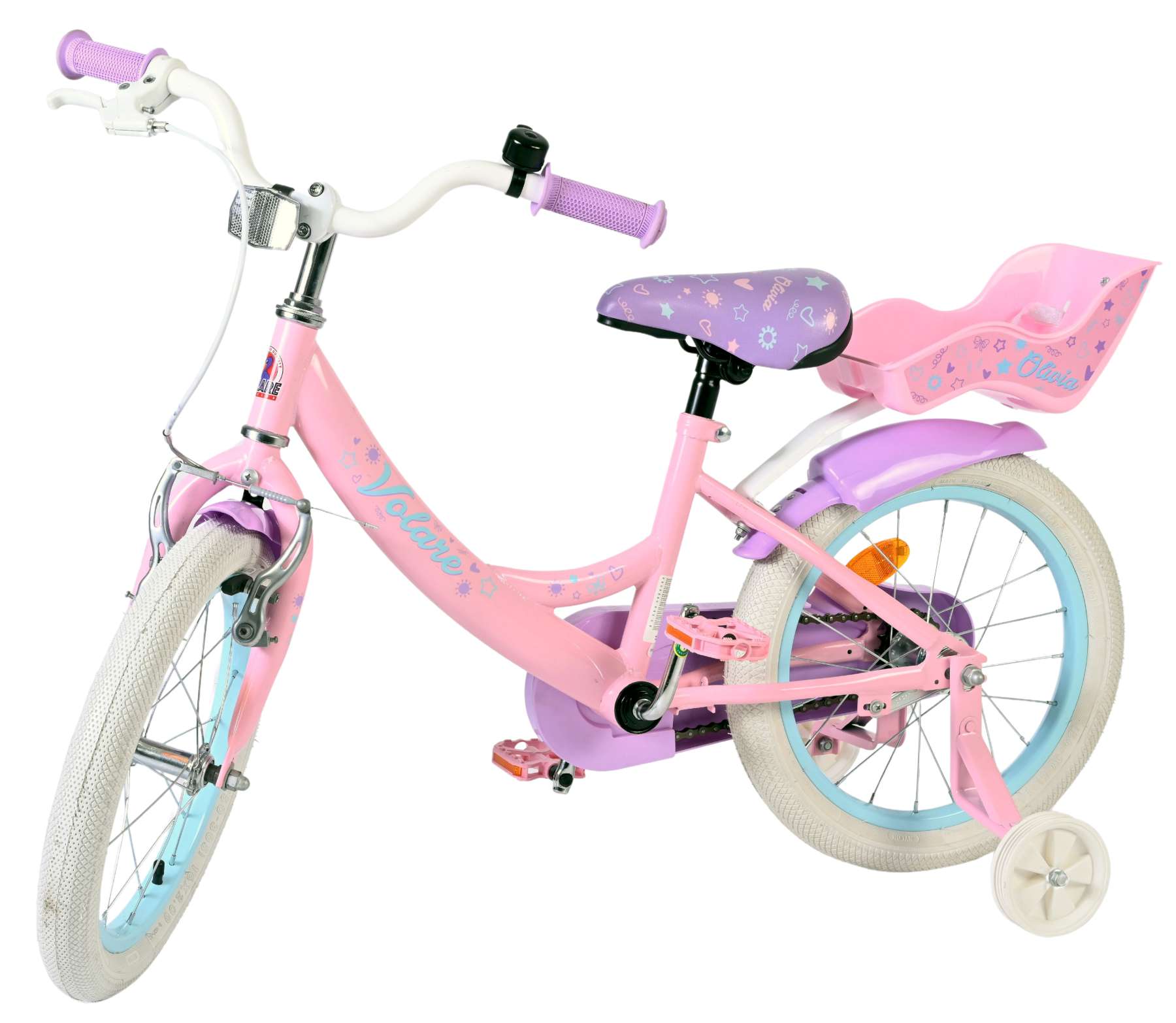 Volare Olivia Kinderfiets – Meisjes – 16 inch – Roze Volare Olivia Kinderfiets – Meisjes – 16 inch – Roze