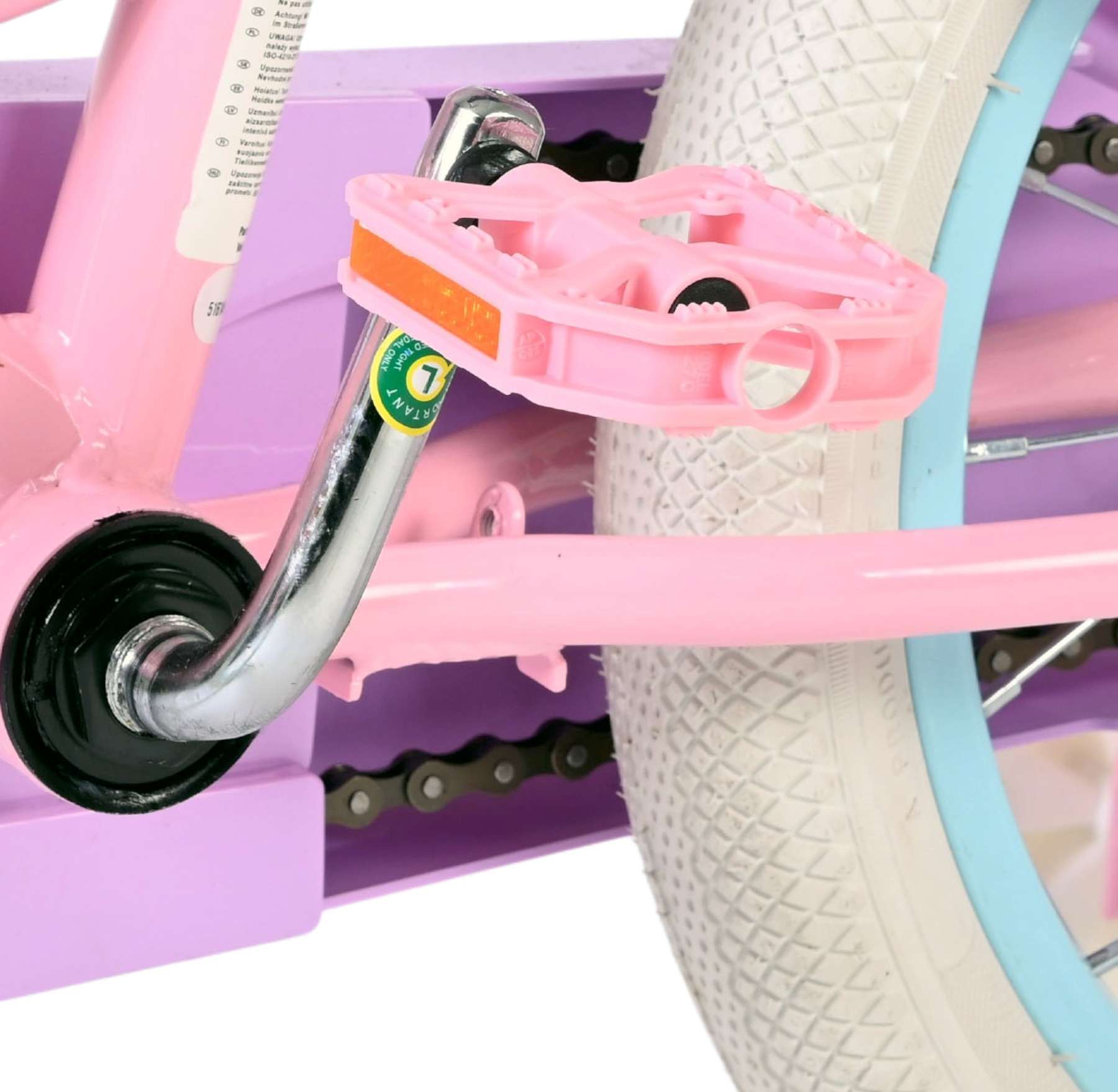 Volare Olivia Kinderfiets – Meisjes – 16 inch – Roze – Twee Handremmen Volare Olivia Kinderfiets – Meisjes – 16 inch – Roze – Twee Handremmen