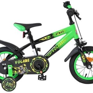 Volare Strike Kinderfiets – Jongens – 12 inch – Zwart Groen Volare Strike Kinderfiets – Jongens – 12 inch – Zwart Groen