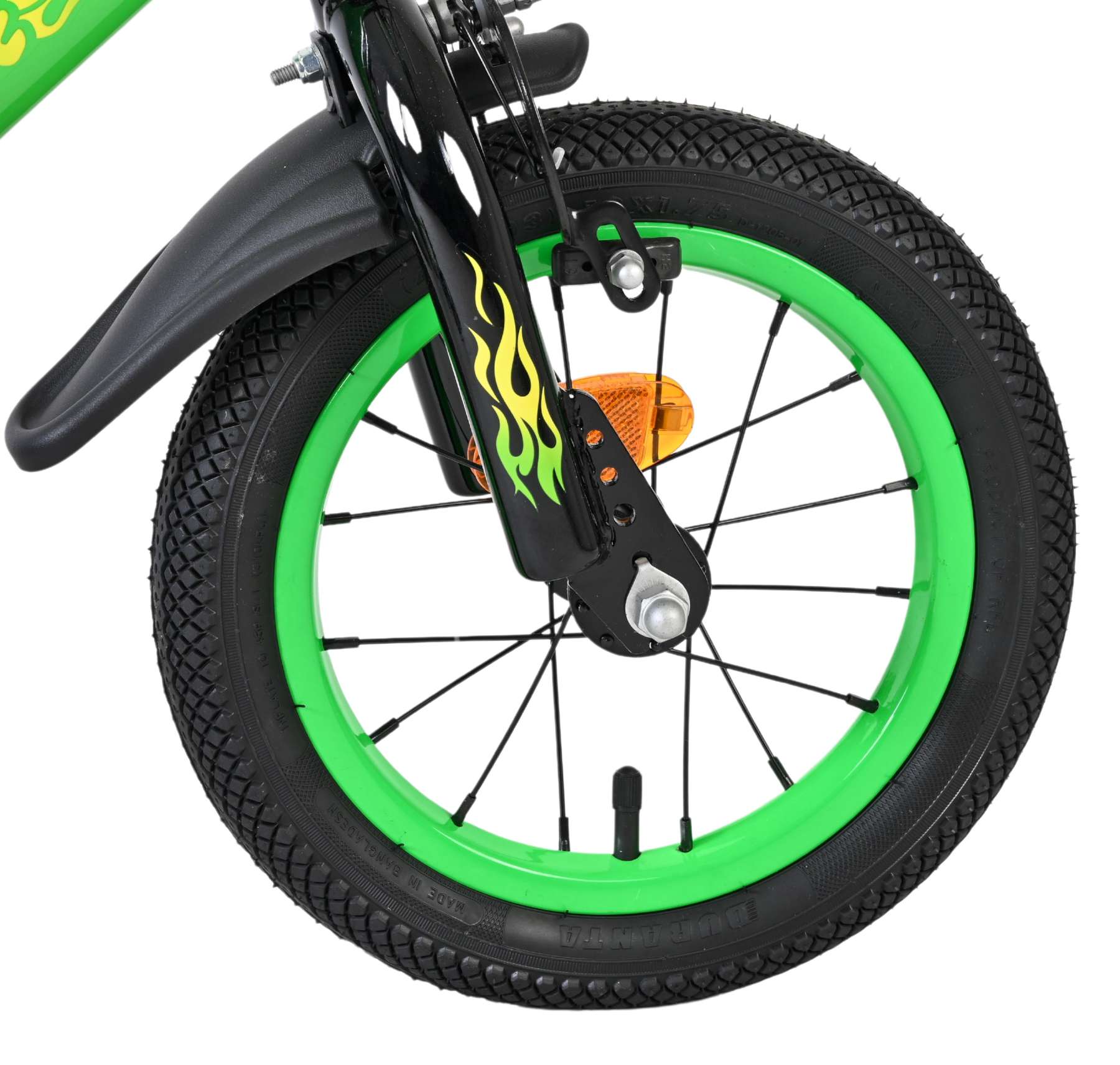 Volare Strike Kinderfiets – Jongens – 12 inch – Zwart Groen – Twee Handremmen Volare Strike Kinderfiets – Jongens – 12 inch – Zwart Groen – Twee Handremmen