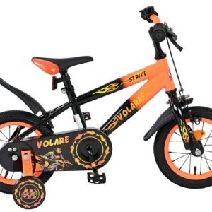 Volare Strike Kinderfiets – Jongens – 12 inch – Zwart Oranje
