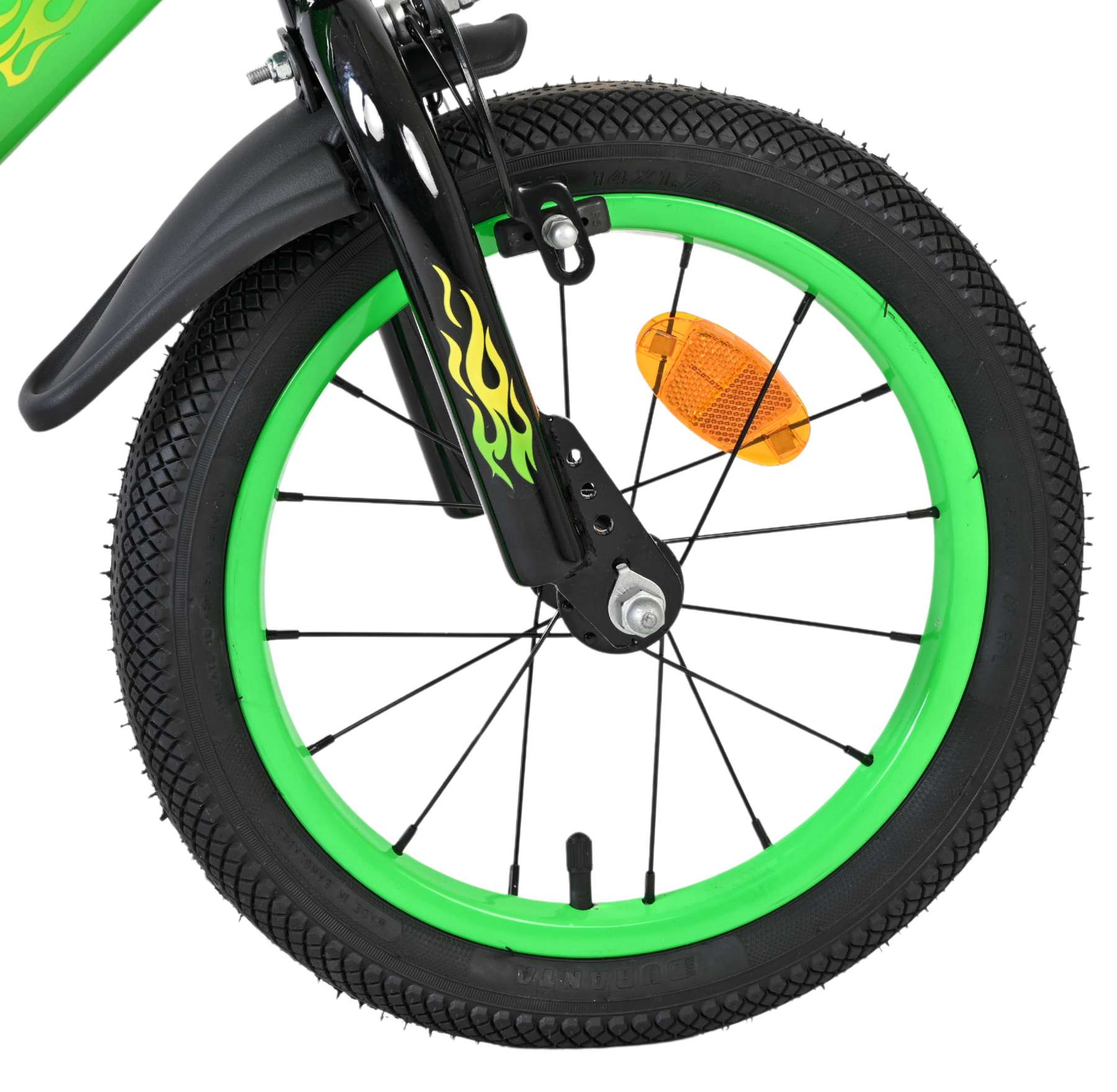 Volare Strike Kinderfiets – Jongens – 14 inch – Zwart Groen Volare Strike Kinderfiets – Jongens – 14 inch – Zwart Groen