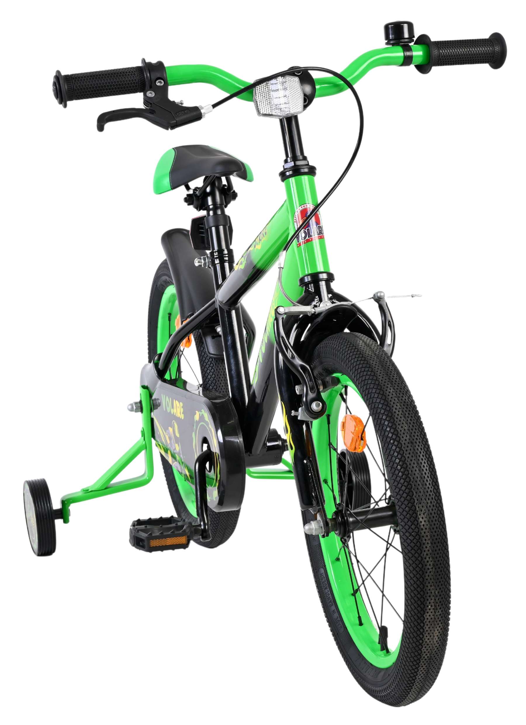 Volare Strike Kinderfiets – Jongens – 16 inch – Zwart Groen