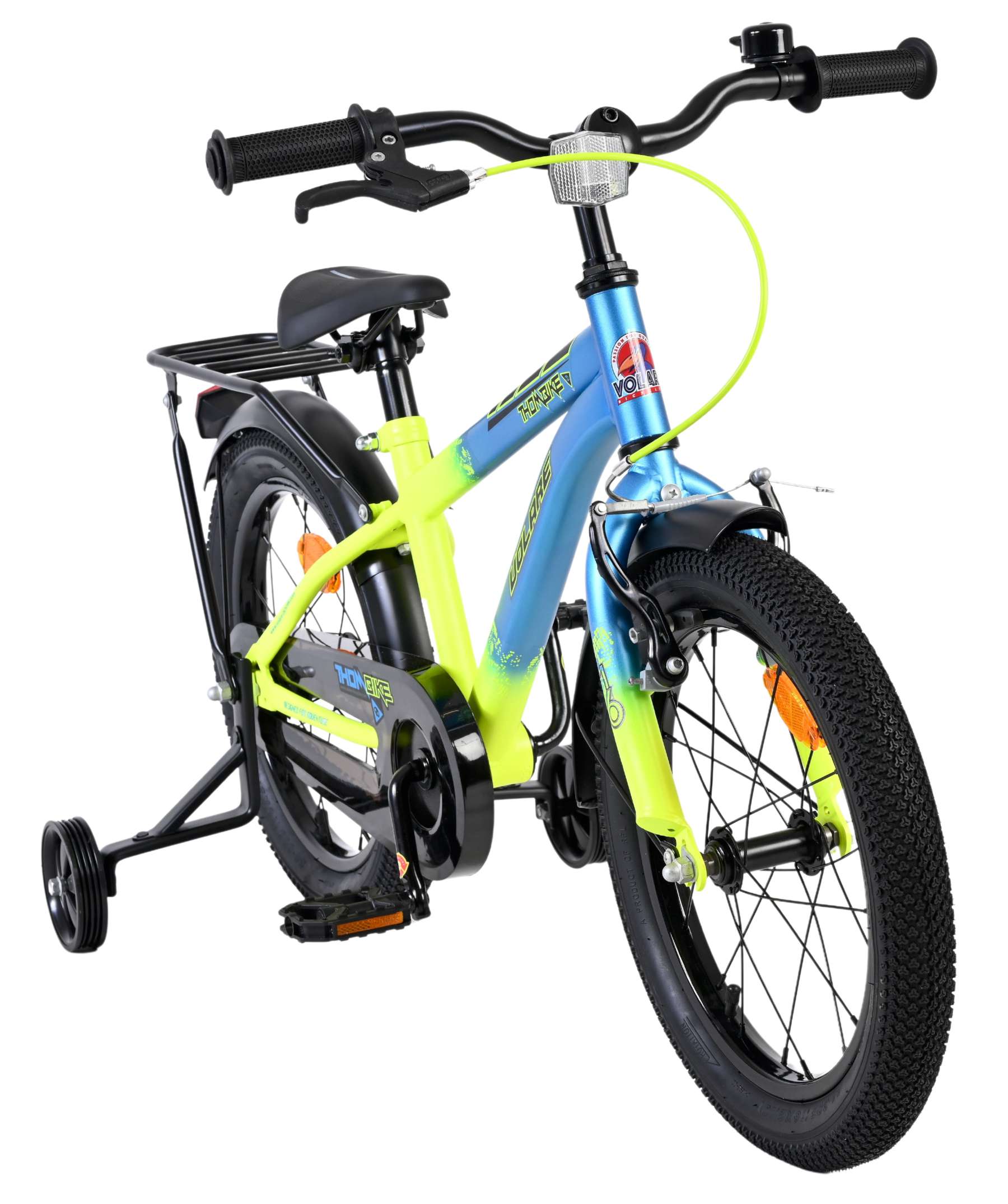 Volare Thombike Kinderfiets – Jongens – 16 inch – Blauw Geel Volare Thombike Kinderfiets – Jongens – 16 inch – Blauw Geel
