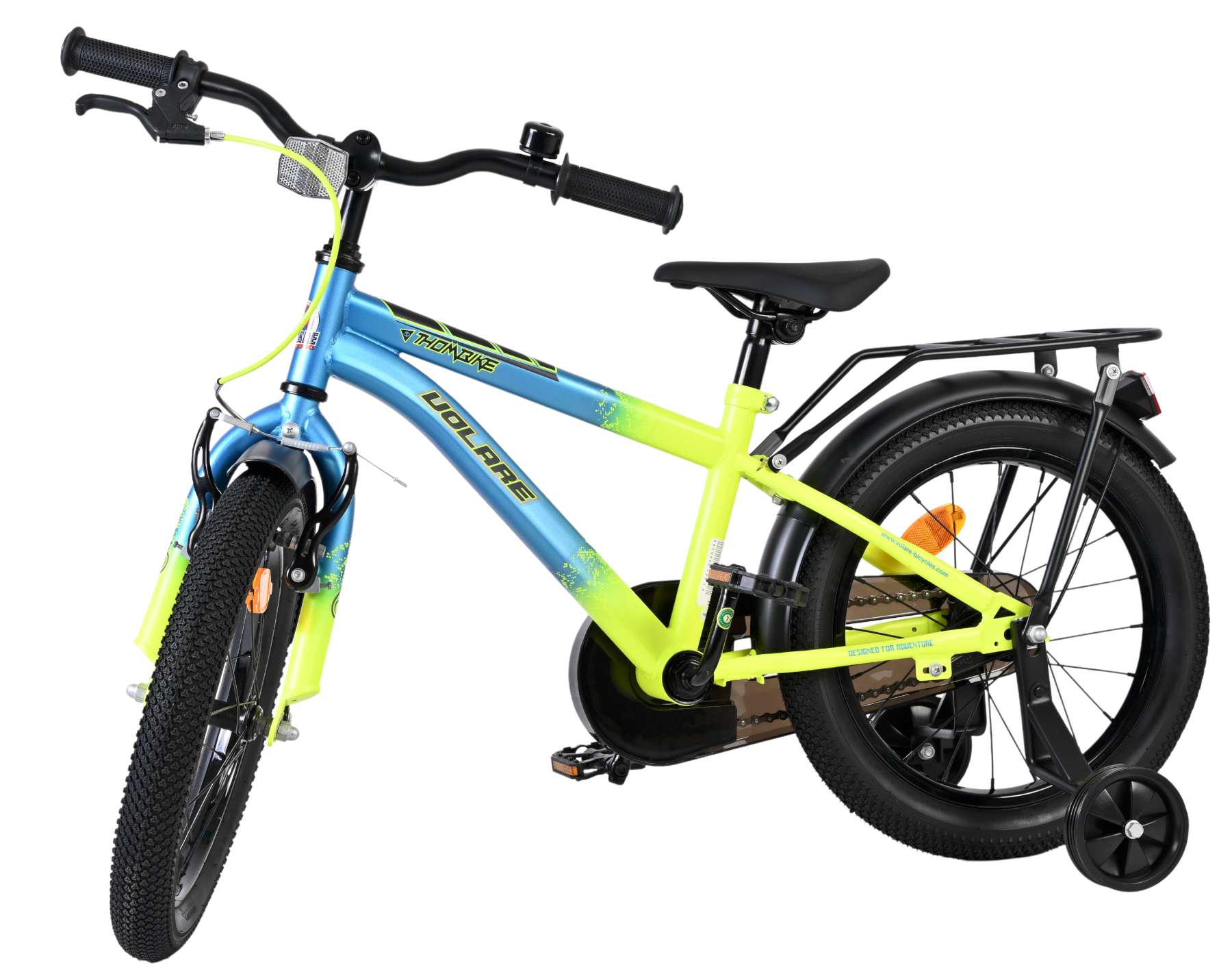 Volare Thombike Kinderfiets – Jongens – 16 inch – Blauw Geel Volare Thombike Kinderfiets – Jongens – 16 inch – Blauw Geel