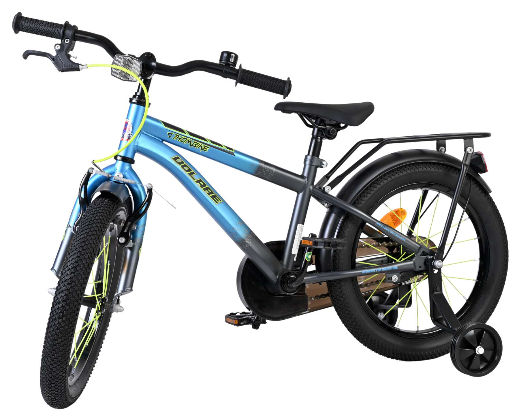 Volare Thombike Kinderfiets – Jongens – 16 inch – Blauw Grijs Volare Thombike Kinderfiets – Jongens – 16 inch – Blauw Grijs