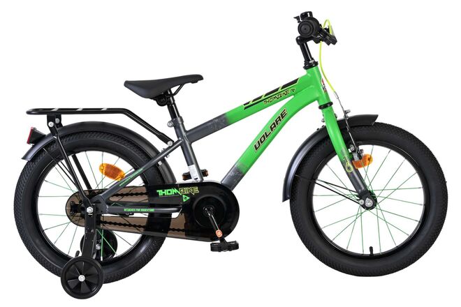 Volare Thombike Kinderfiets – Jongens – 16 inch – Groen Grijs Volare Thombike Kinderfiets – Jongens – 16 inch – Groen Grijs