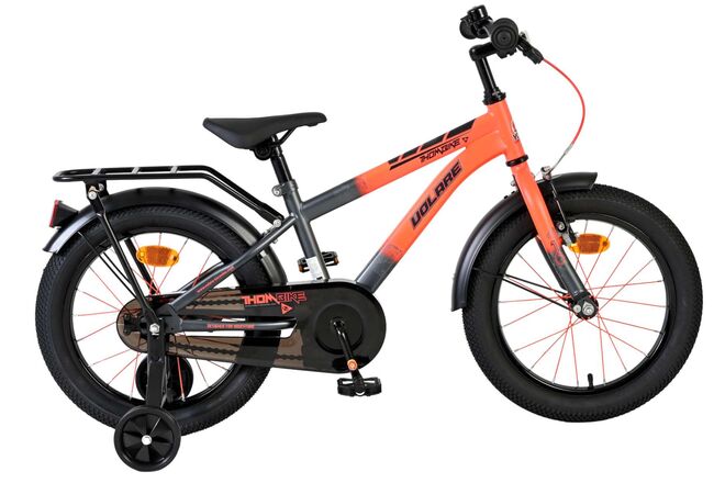 Volare Thombike Kinderfiets – Jongens – 16 inch – Oranje Grijs Volare Thombike Kinderfiets – Jongens – 16 inch – Oranje Grijs