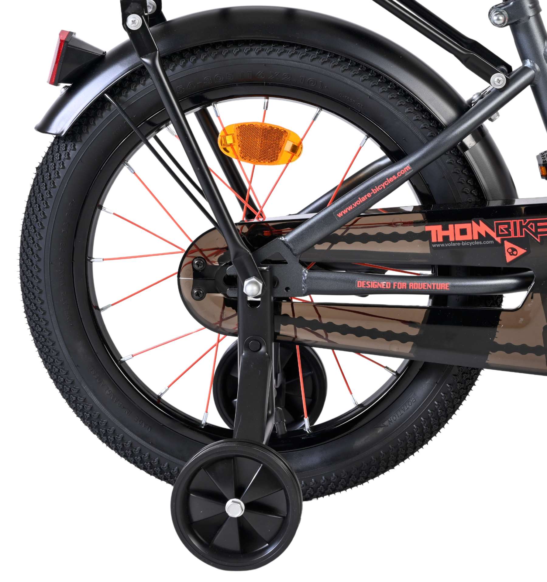 Volare Thombike Kinderfiets – Jongens – 16 inch – Oranje Grijs Volare Thombike Kinderfiets – Jongens – 16 inch – Oranje Grijs