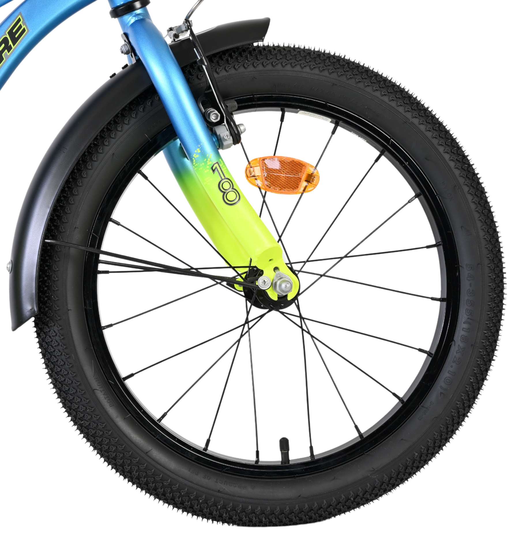 Volare Thombike Kinderfiets – Jongens – 18 inch – Blauw Geel Volare Thombike Kinderfiets – Jongens – 18 inch – Blauw Geel