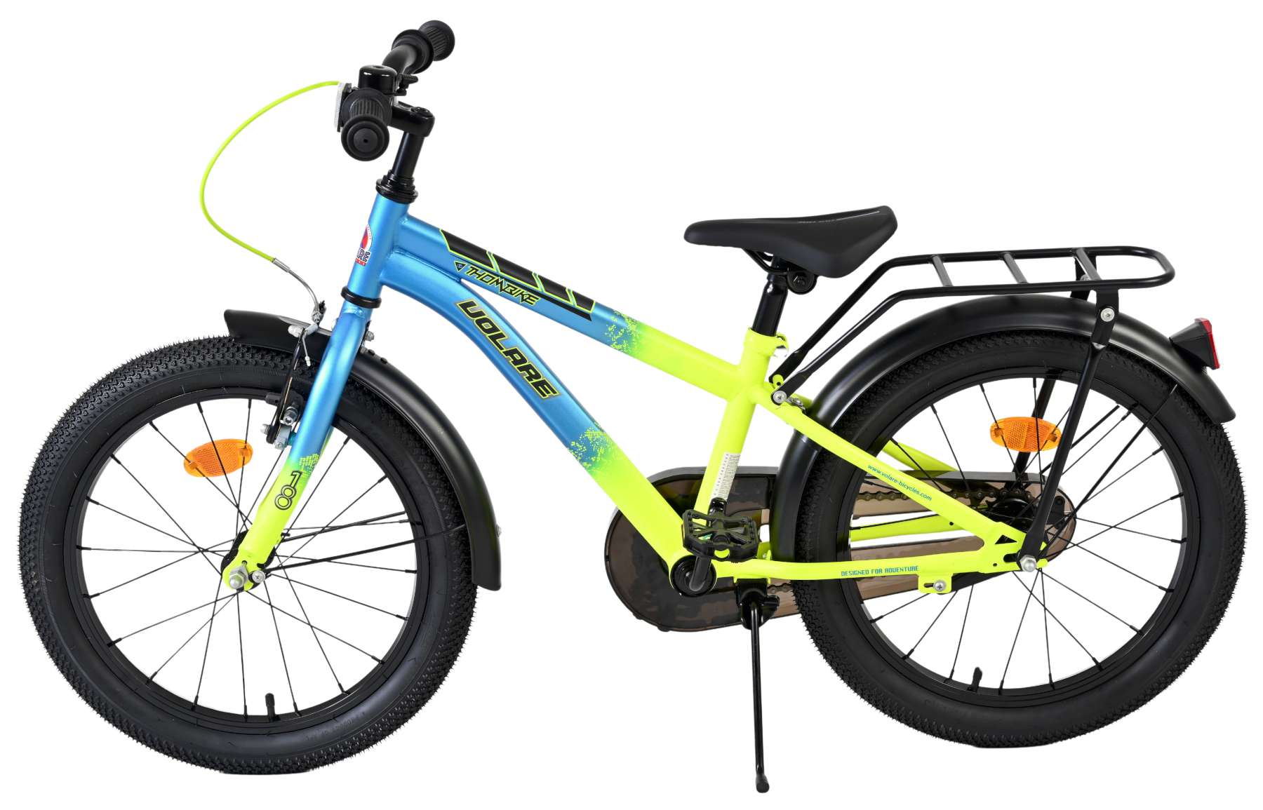 Volare Thombike Kinderfiets – Jongens – 18 inch – Blauw Geel Volare Thombike Kinderfiets – Jongens – 18 inch – Blauw Geel