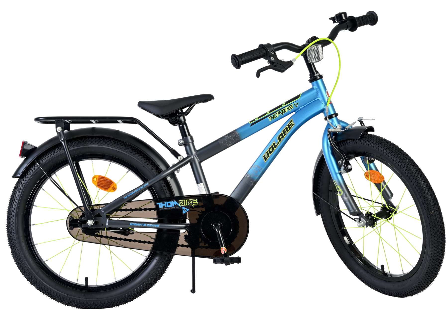 Volare Thombike Kinderfiets – Jongens – 18 inch – Blauw Grijs Volare Thombike Kinderfiets – Jongens – 18 inch – Blauw Grijs