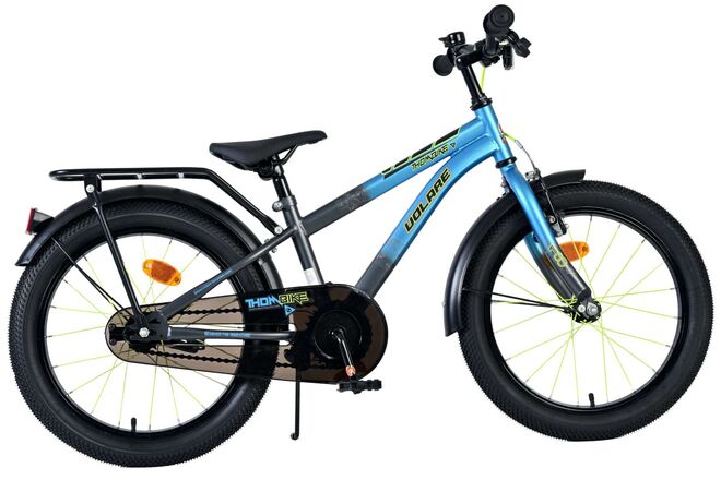 Volare Thombike Kinderfiets – Jongens – 18 inch – Blauw Grijs Volare Thombike Kinderfiets – Jongens – 18 inch – Blauw Grijs